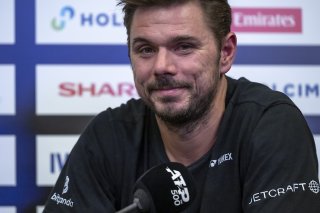 Stan Wawrinka s'est livré devant la presse à Bâle KEYSTONE/GEORGIOS KEFALAS